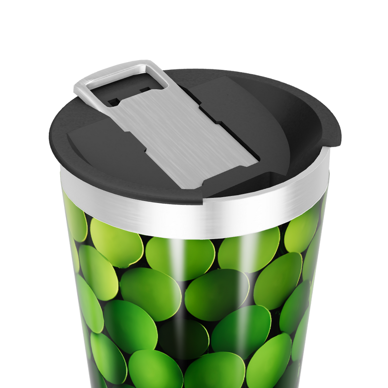 Copo Térmico - Verde com Bolas