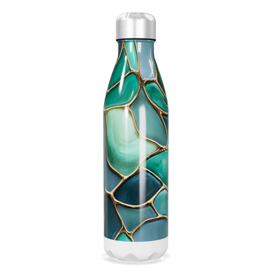 Garrafa Inox - Verde Marmorizada