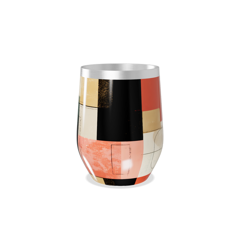 Copo Térmico Slim - Estampa Geométrica Colorida