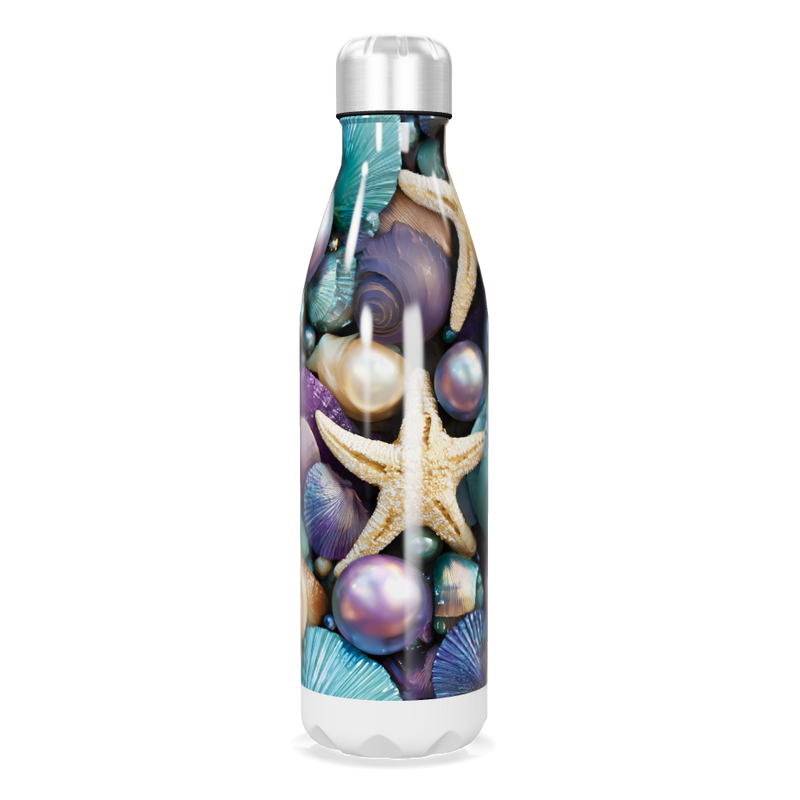 Garrafa Inox - Estampa Marinha Colorida