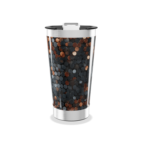 Copo Térmico - Estampa Pontos Coloridos