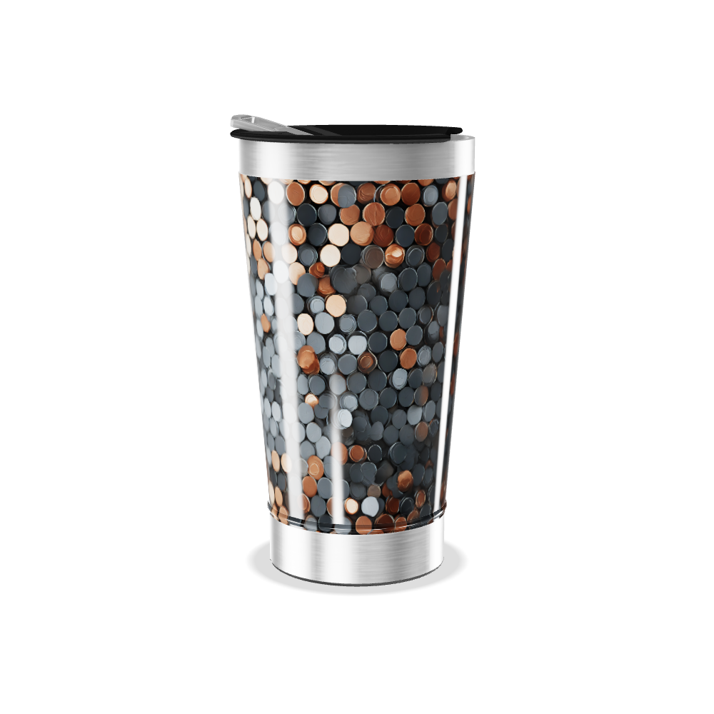 Copo Térmico - Estampa Pontos Coloridos