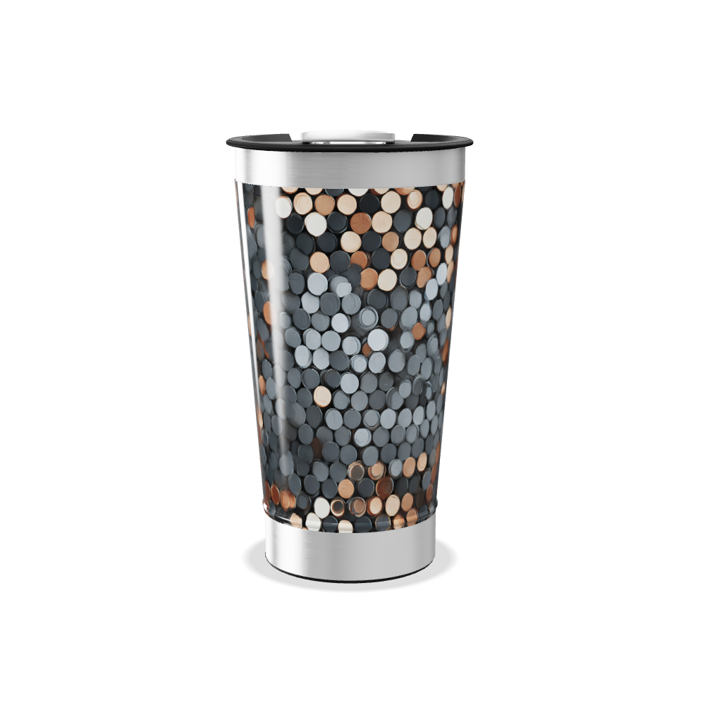 Copo Térmico - Estampa Pontos Coloridos