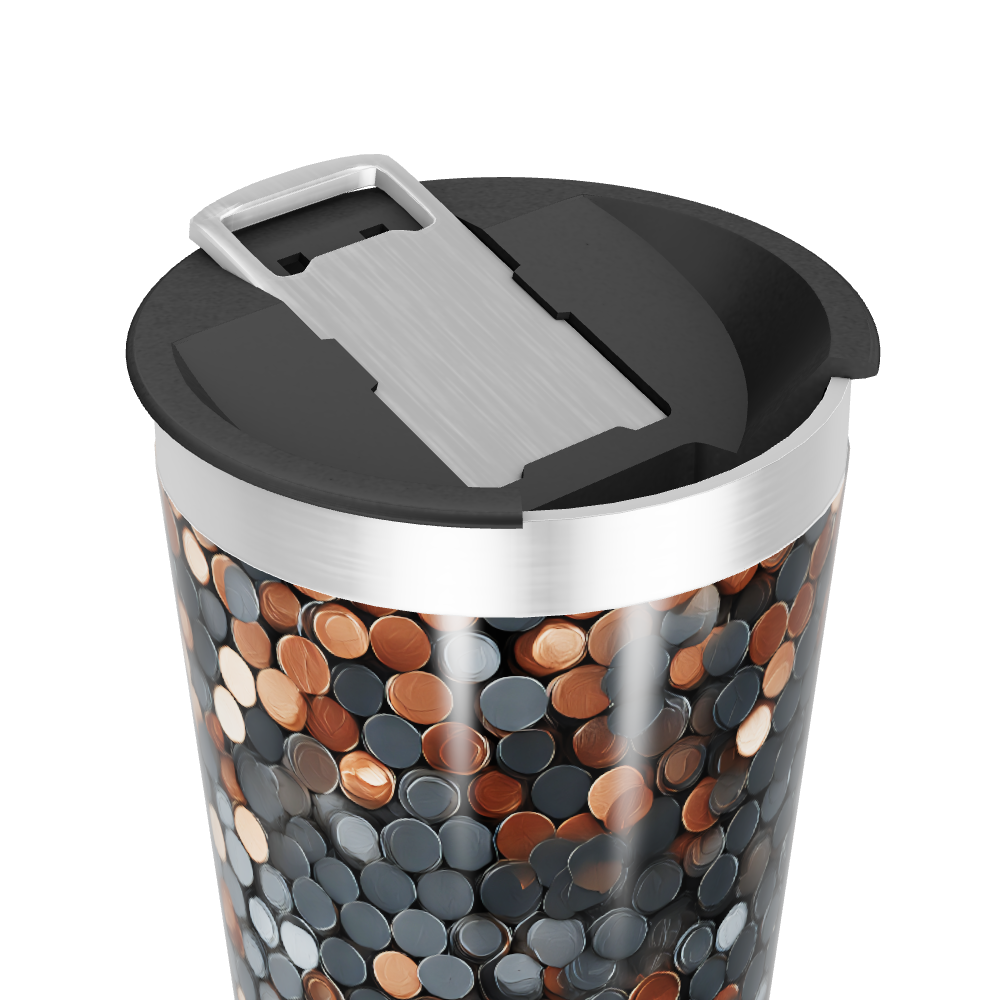 Copo Térmico - Estampa Pontos Coloridos