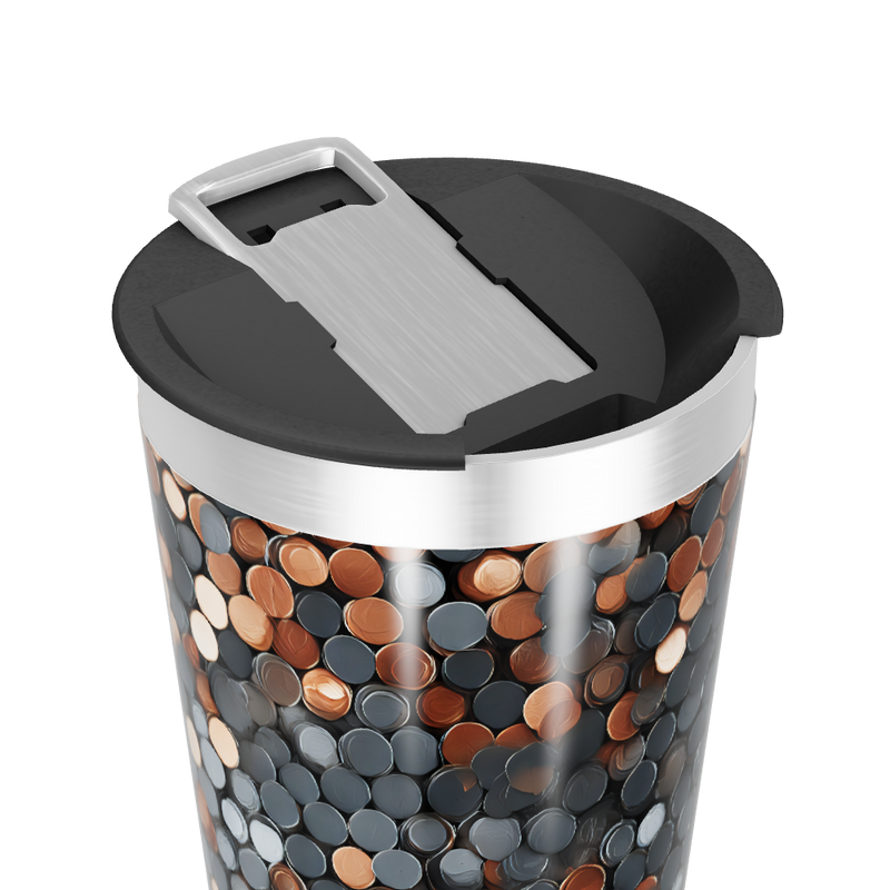 Copo Térmico - Estampa Pontos Coloridos