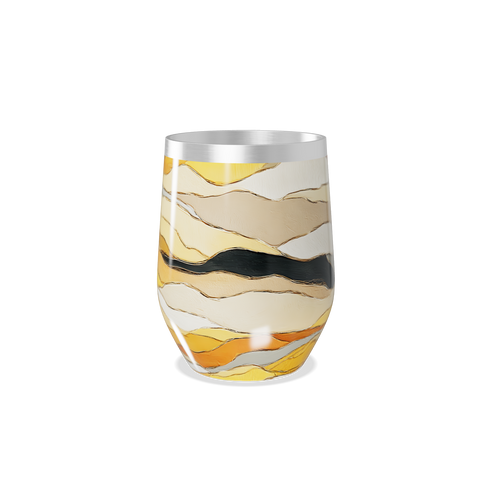 Copo Térmico Slim - Estampa Ondas Coloridas