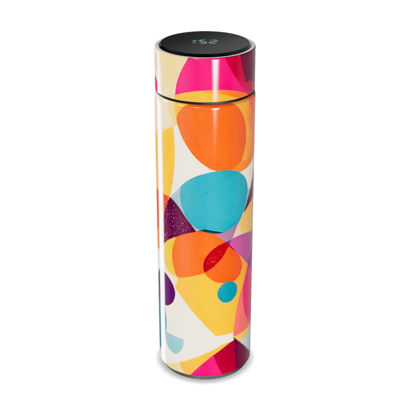 Garrafa Térmica Touch - Colorida com Display LED