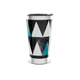 Copo Térmico - Geométrico Azul e Preto
