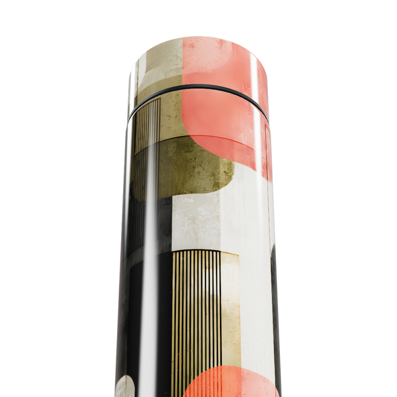 Garrafa Térmica Touch - Estampa Colorida Moderna