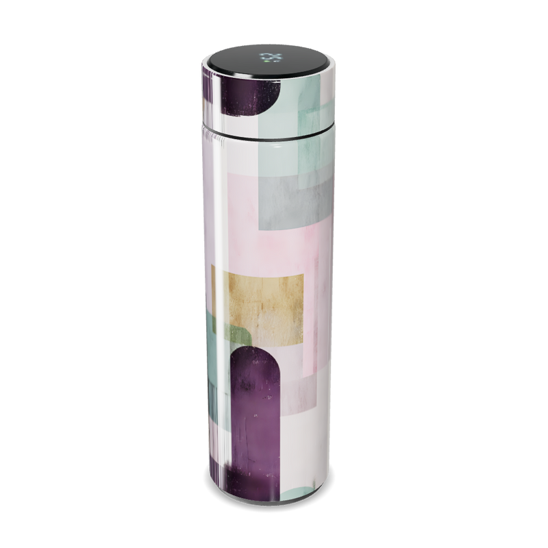 Garrafa Térmica Touch - Colorida com Desenhos Geométricos