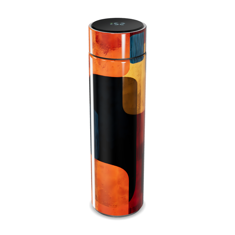 Garrafa Térmica Touch - Estampa Geométrica Colorida