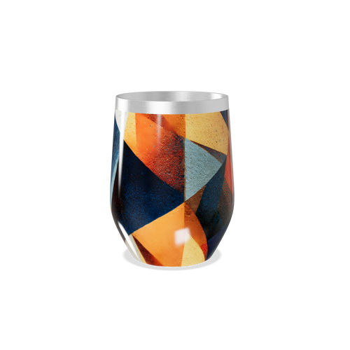 Copo Térmico Slim - Geométrico Colorido Alumínio