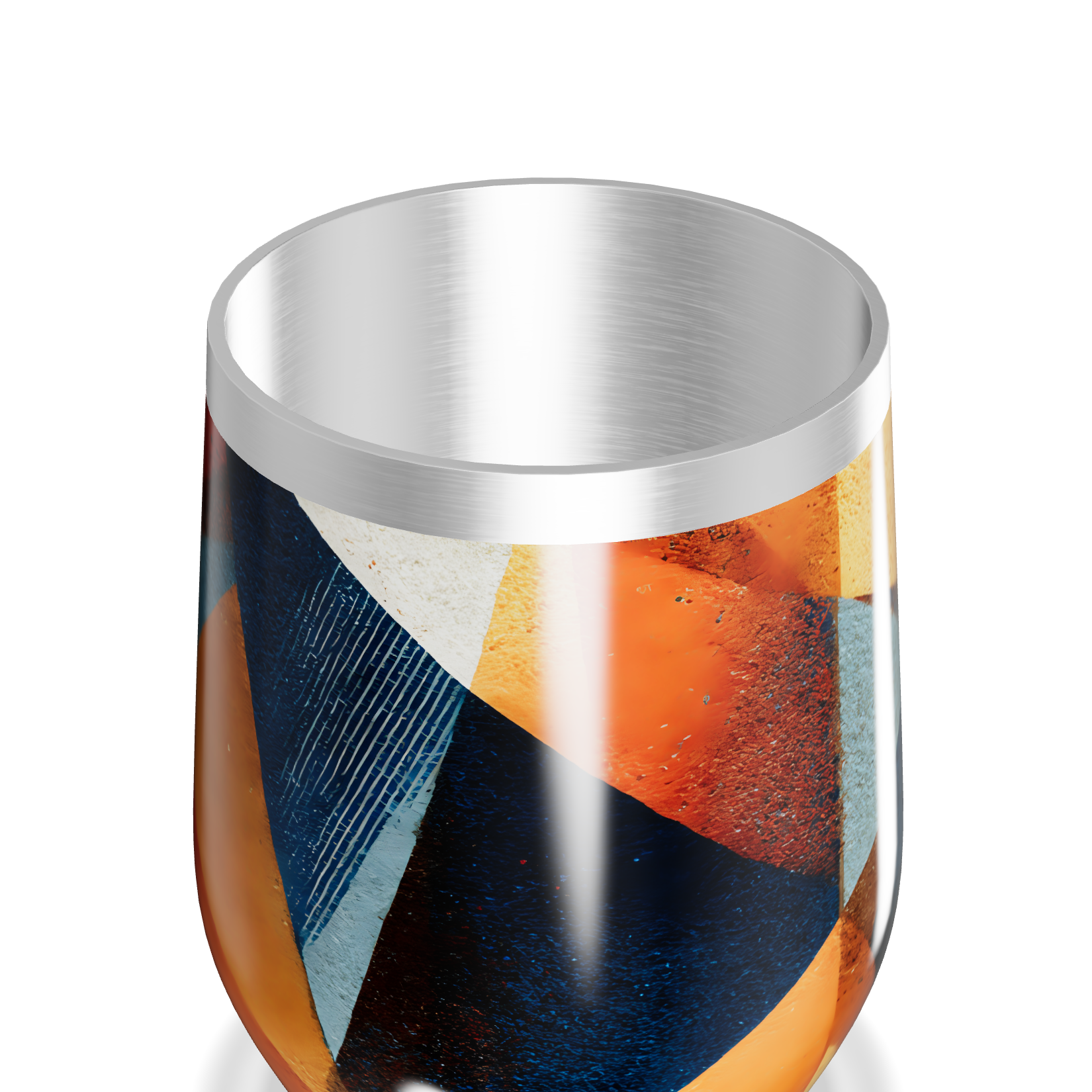 Copo Térmico Slim - Geométrico Colorido Alumínio