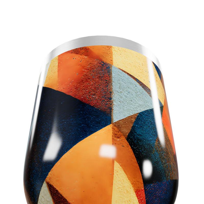 Copo Térmico Slim - Geométrico Colorido Alumínio