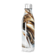 Garrafa Inox - Design Abstrato Preto e Branco