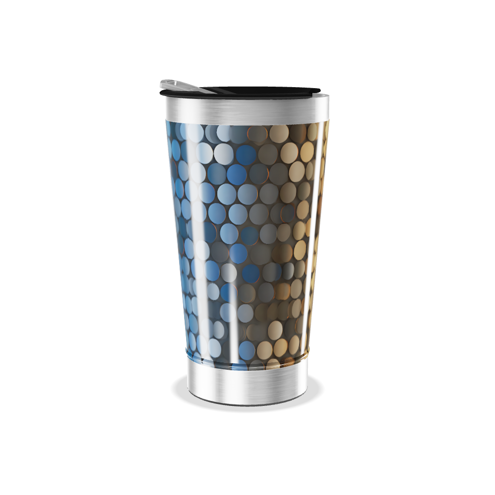 Copo Térmico - Estampa Dourada