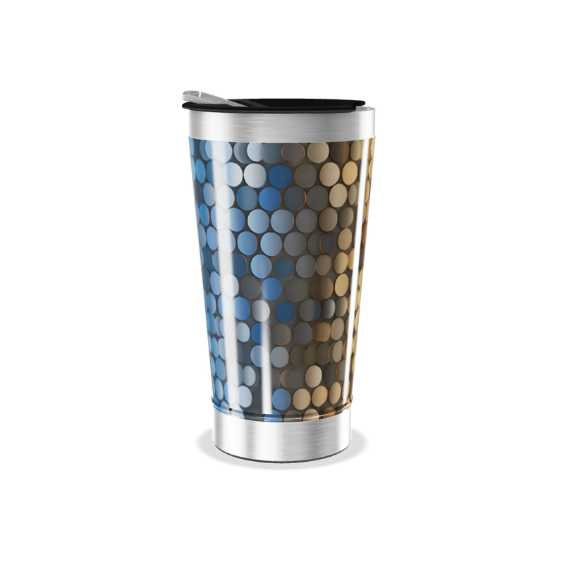 Copo Térmico - Estampa Dourada