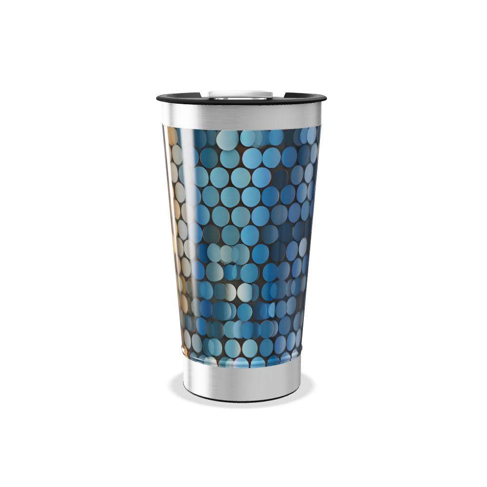 Copo Térmico - Estampa Dourada