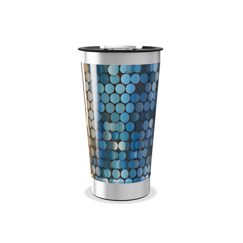 Copo Térmico - Estampa Dourada