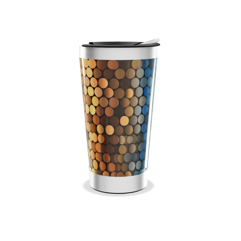 Copo Térmico - Estampa Dourada