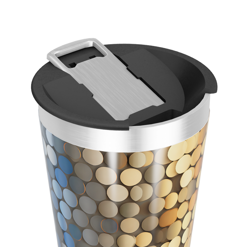 Copo Térmico - Estampa Dourada