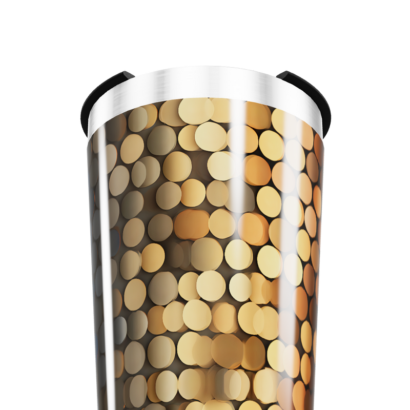 Copo Térmico - Estampa Dourada