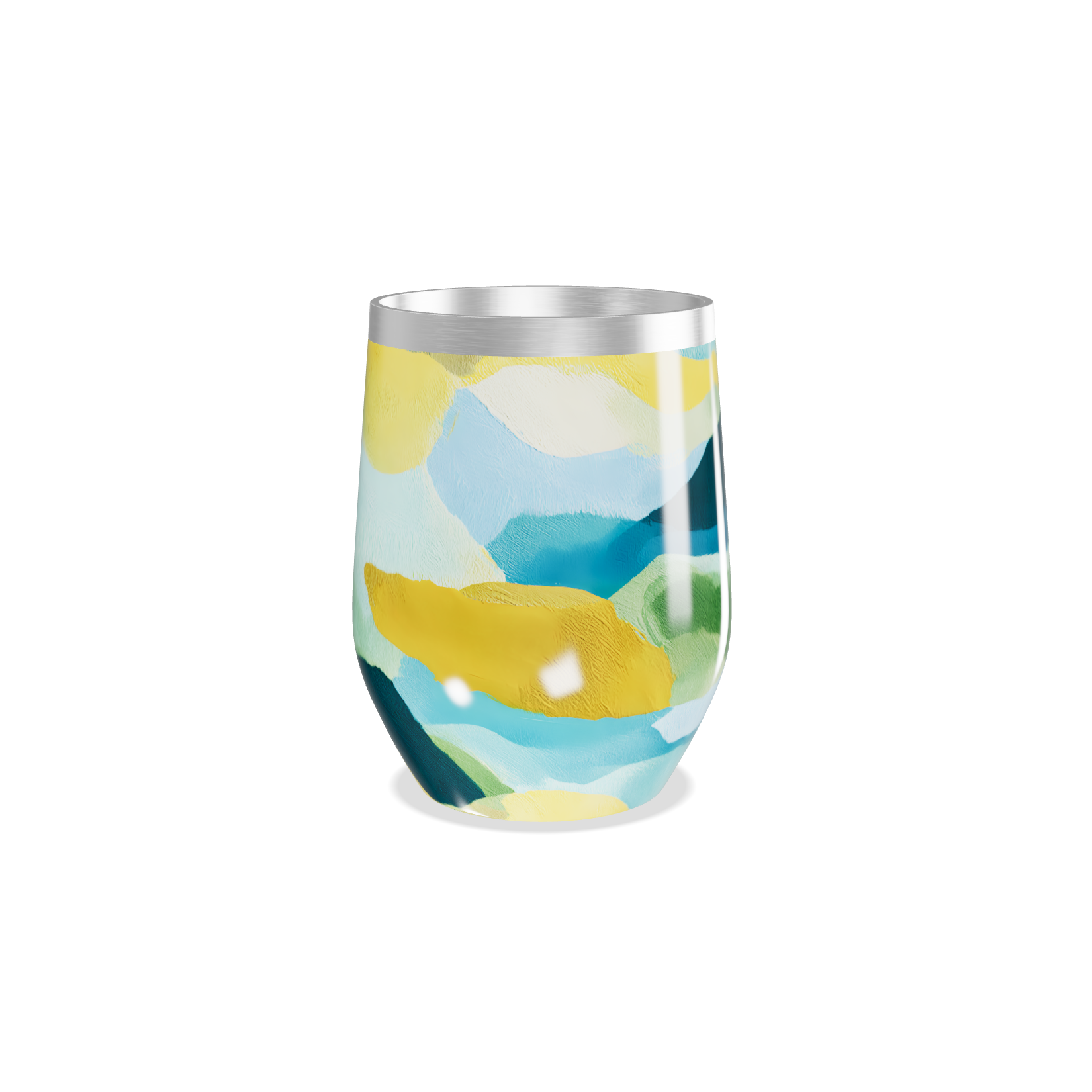 Copo Térmico Slim - Estampa Colorida Aço Inox