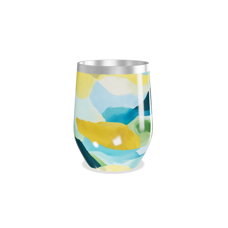 Copo Térmico Slim - Estampa Colorida Aço Inox