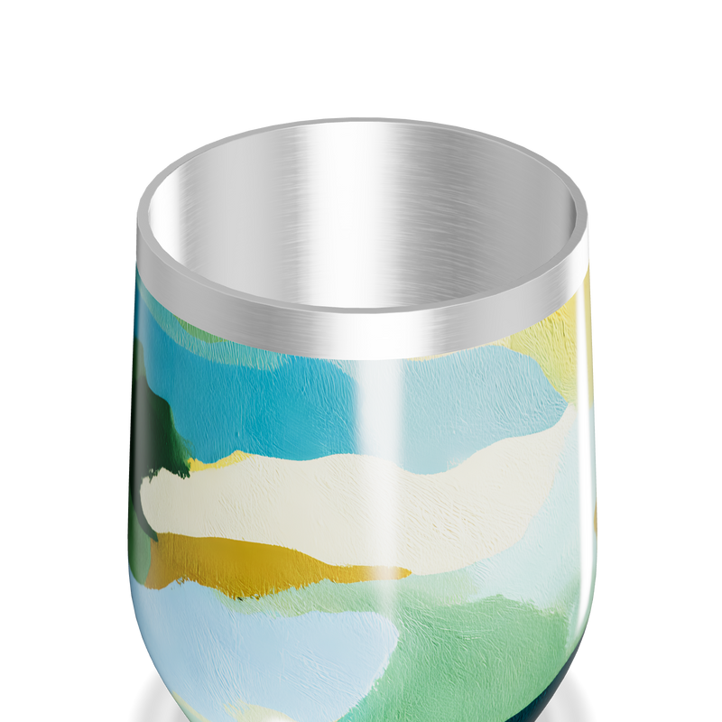 Copo Térmico Slim - Estampa Colorida Aço Inox