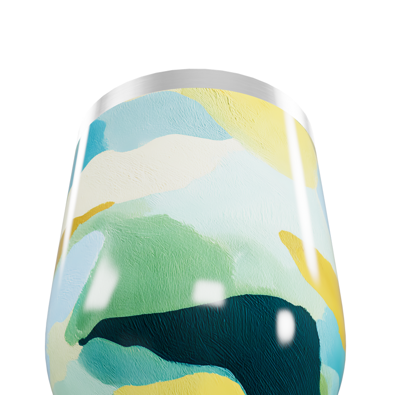 Copo Térmico Slim - Estampa Colorida Aço Inox