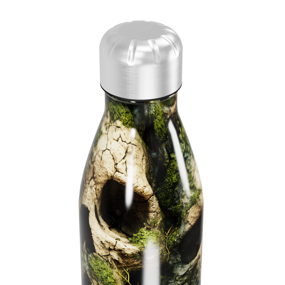 Garrafa Inox - Caveira Verde Impressa