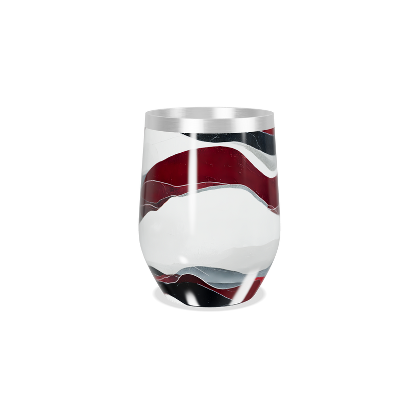 Copo Térmico Slim - Estampa Ondas Coloridas