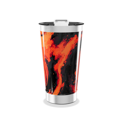 Copo Térmico - Estampa Lava Aço Inox