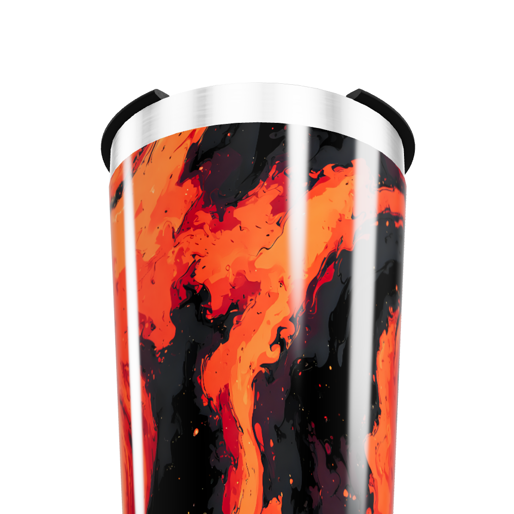 Copo Térmico - Estampa Lava Aço Inox