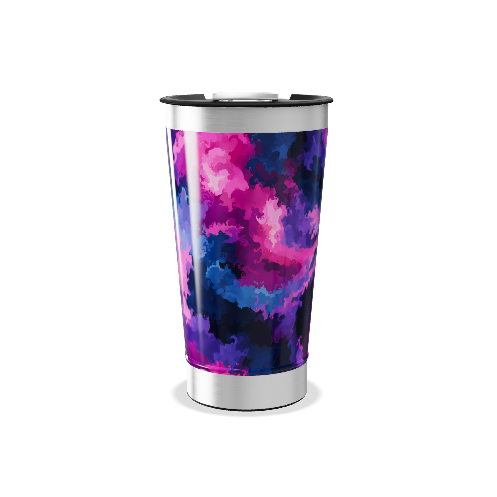 Copo Térmico - Estampa Galáxia Colorida