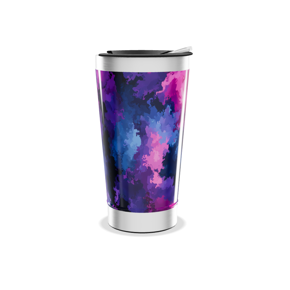 Copo Térmico - Estampa Galáxia Colorida