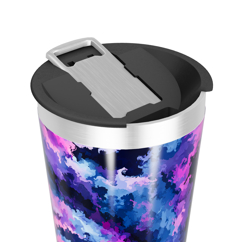 Copo Térmico - Estampa Galáxia Colorida