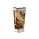 Copo Térmico - Preto e Dourado Abstrato