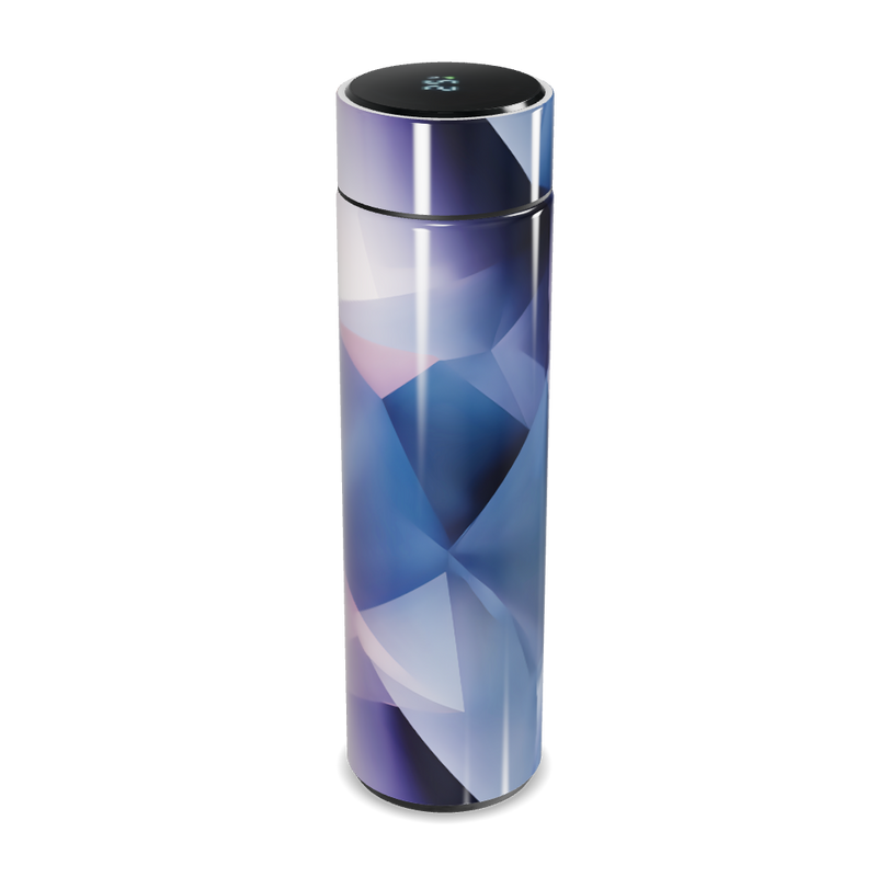 Garrafa Térmica Touch - Azul Geométrica