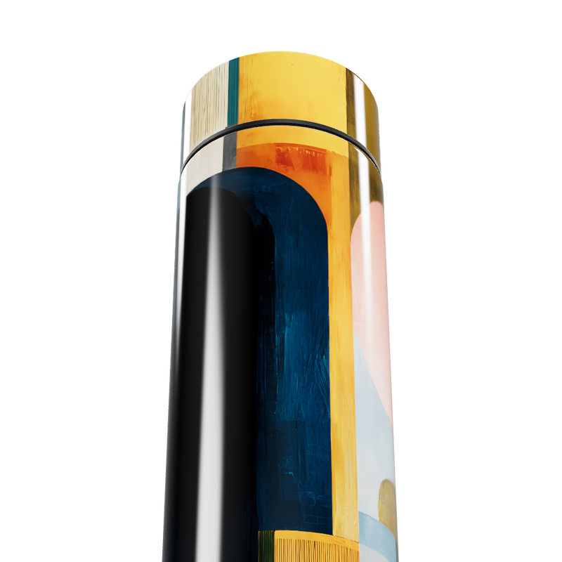 Garrafa Térmica Touch - Design Colorido Abstrato