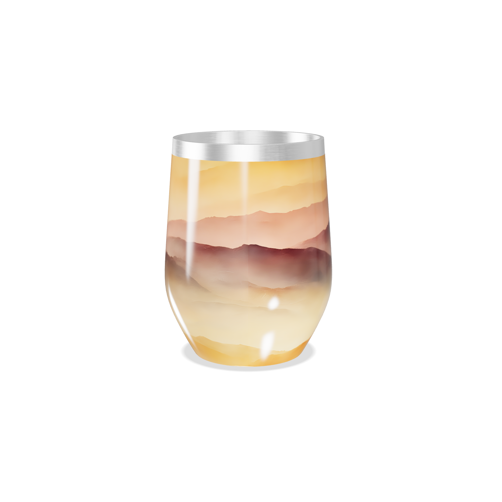 Copo Térmico Slim - Estampa Pôr do Sol