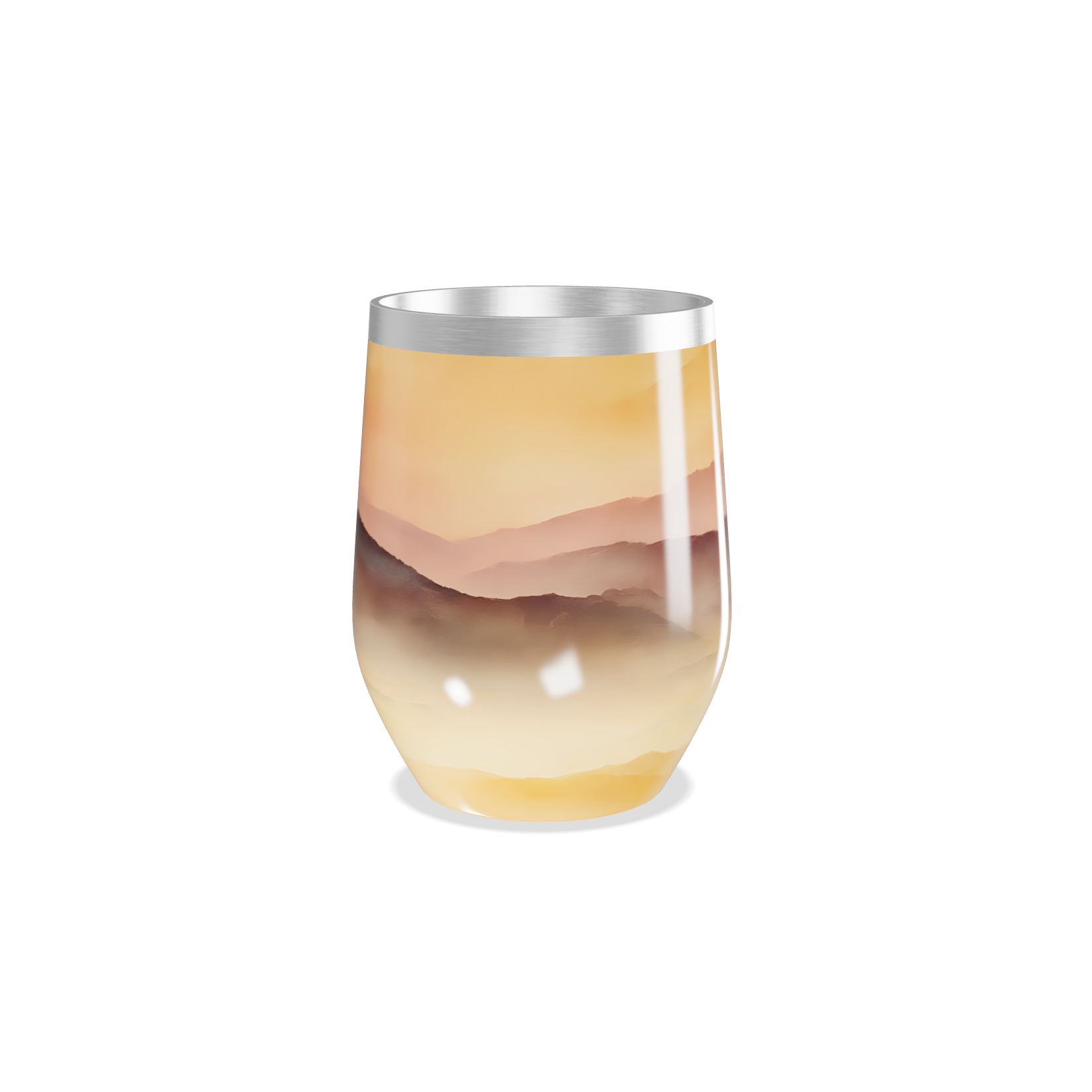 Copo Térmico Slim - Estampa Pôr do Sol