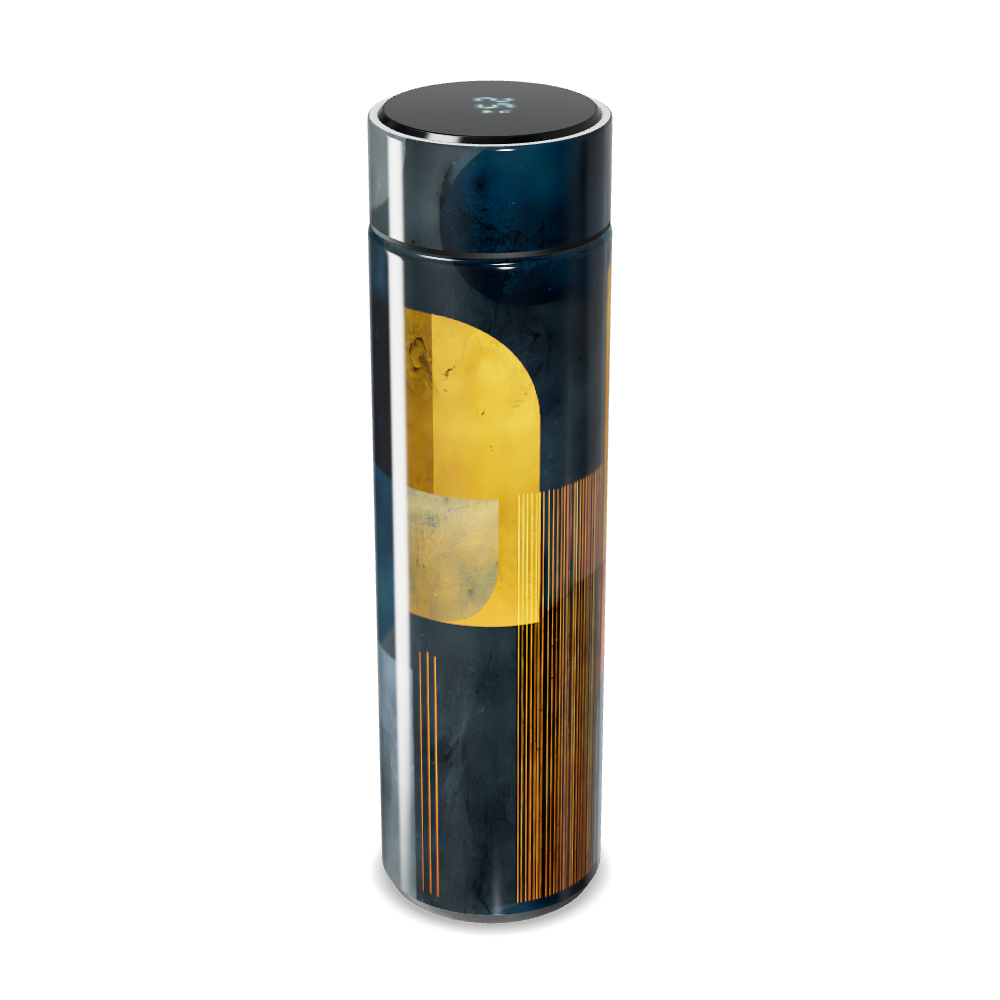 Garrafa Térmica Touch - Estampa Colorida Abstrata