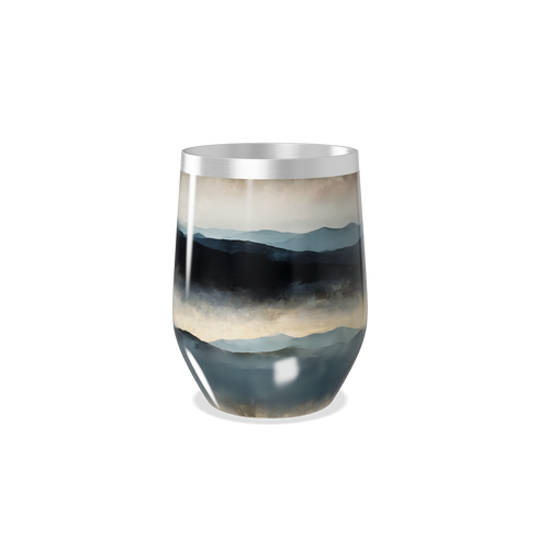 Copo Térmico Slim - Estampa Paisagem Azul