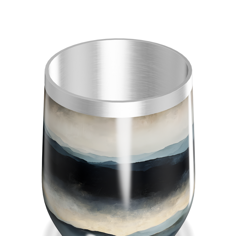 Copo Térmico Slim - Estampa Paisagem Azul