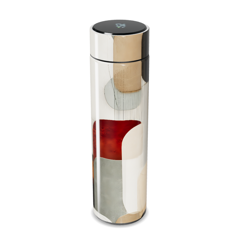 Garrafa Térmica Touch Colorida Abstrata