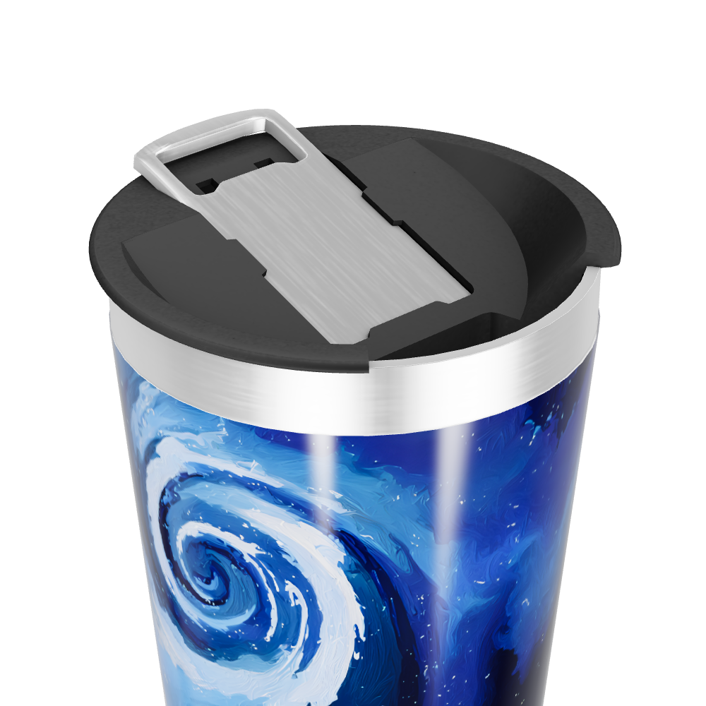 Copo Térmico - Galáxia Azul Inox
