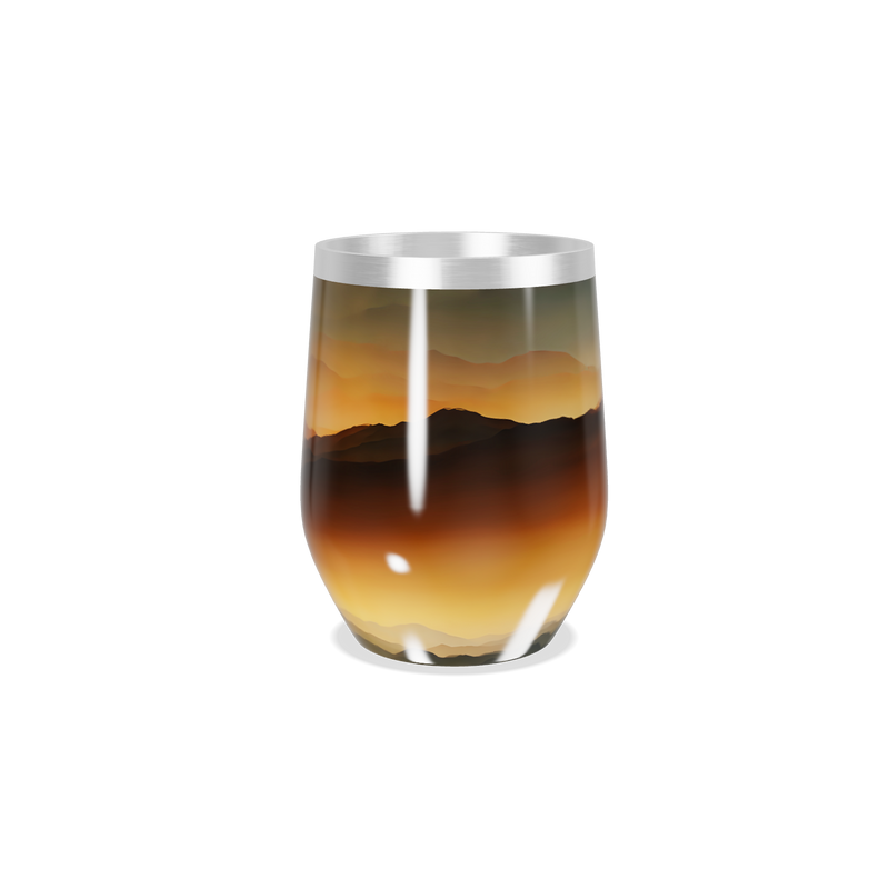 Copo Térmico Slim - Paisagem Colorida Aço Inox