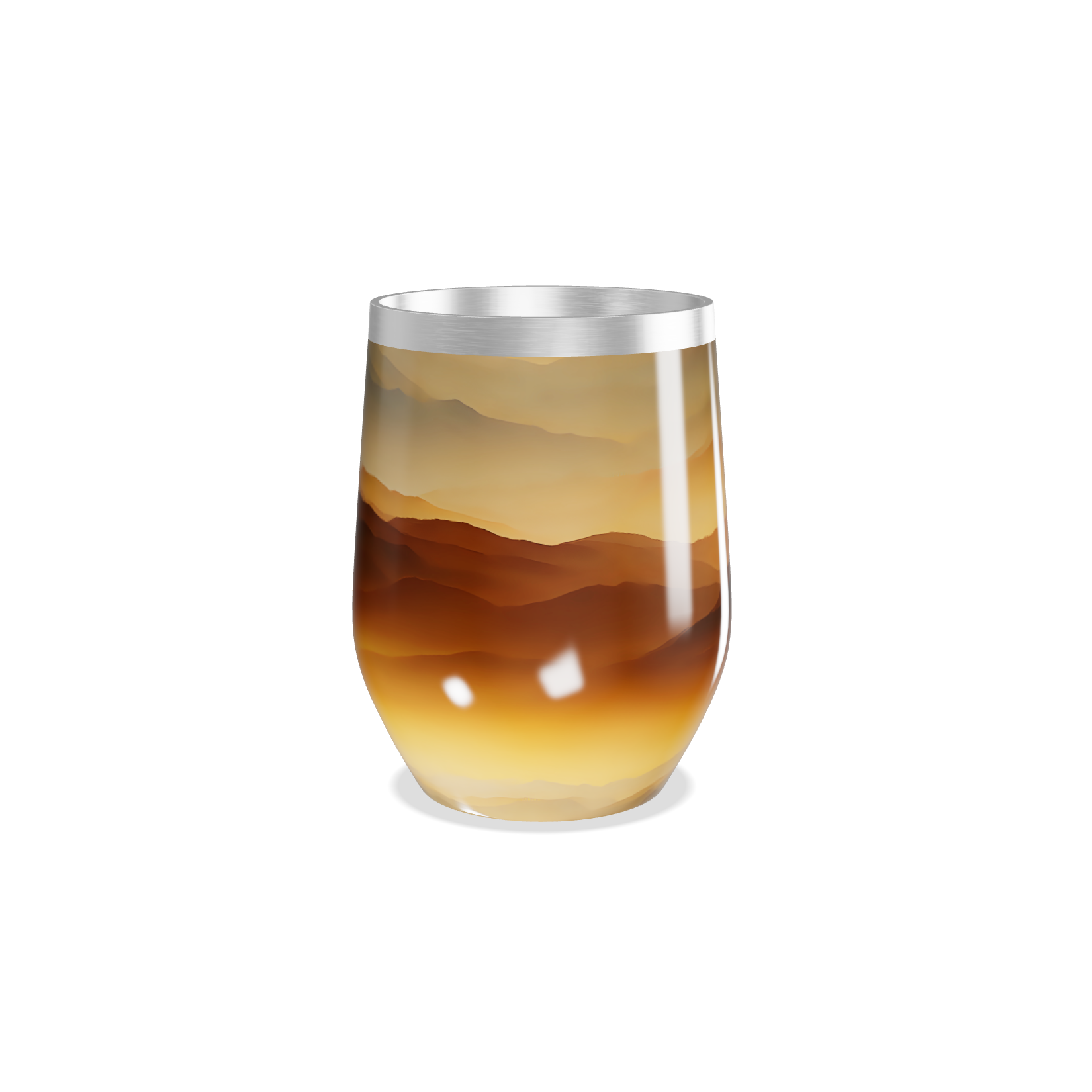 Copo Térmico Slim - Paisagem Colorida Aço Inox