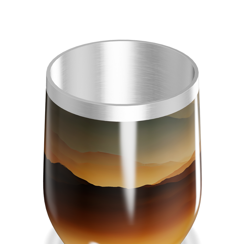 Copo Térmico Slim - Paisagem Colorida Aço Inox